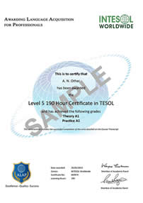ALAP Certificate